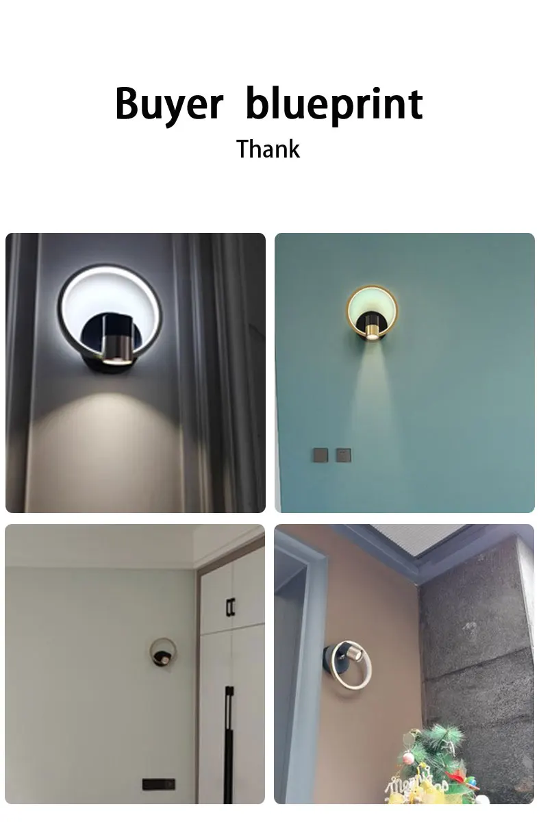 wall mounted light fixture Wall lamp bedroom bedside lamp home simple modern with spotlight can read Nordic light luxury aisle corridor LED wall lamp wall lights interior