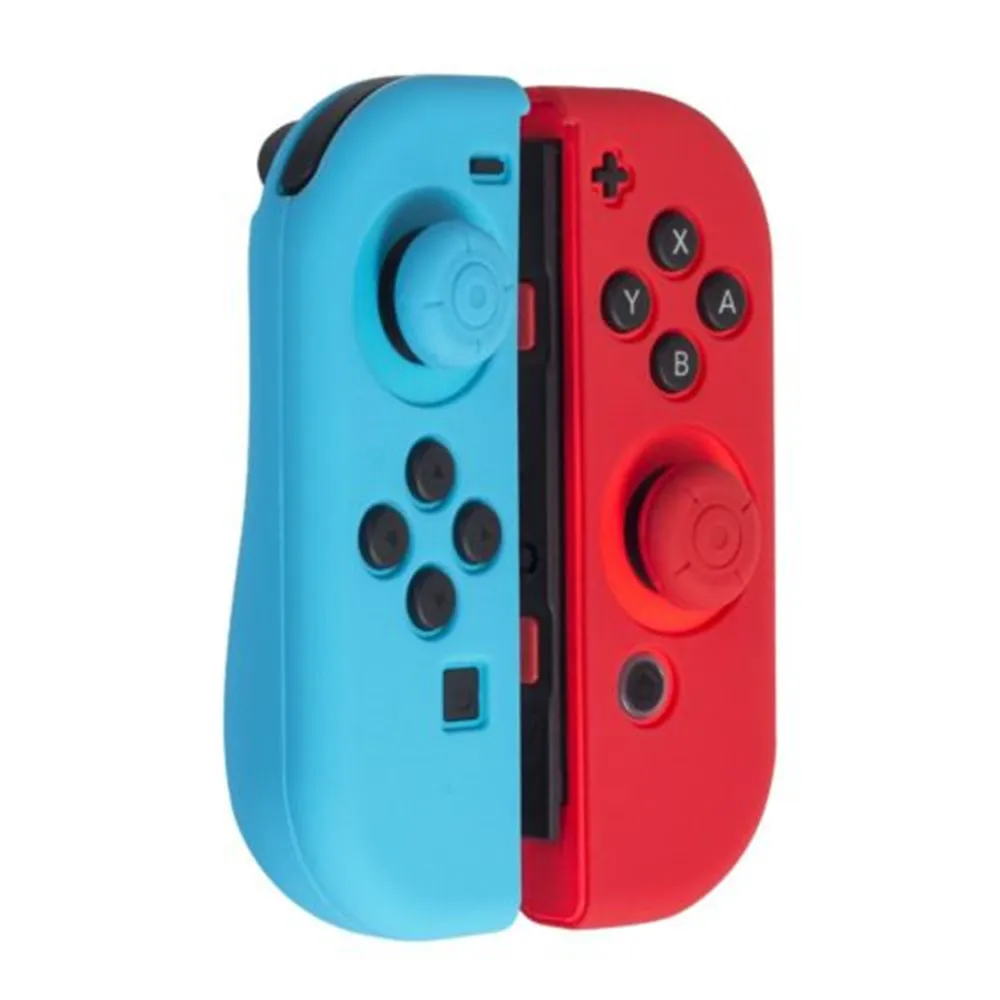 Игровые аксессуары геймпад Твердый для nintendo Switch Противоскользящий силиконовый защитный кожаный чехол с большим пальцем zz6