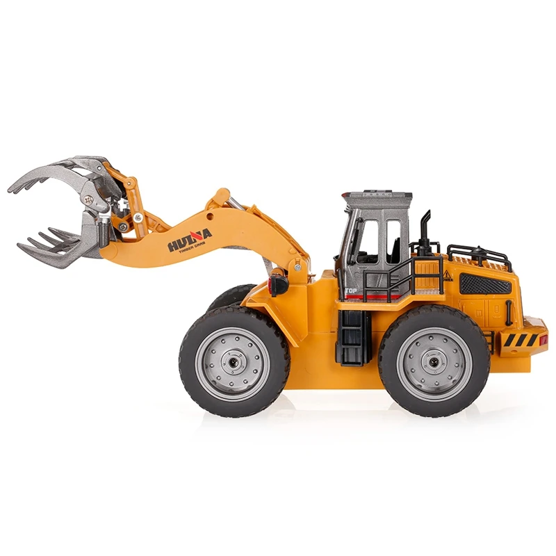 HUINA 1590 1/18 2,4 GHz 6CH RC сплав древесины Grab грузовик игрушки
