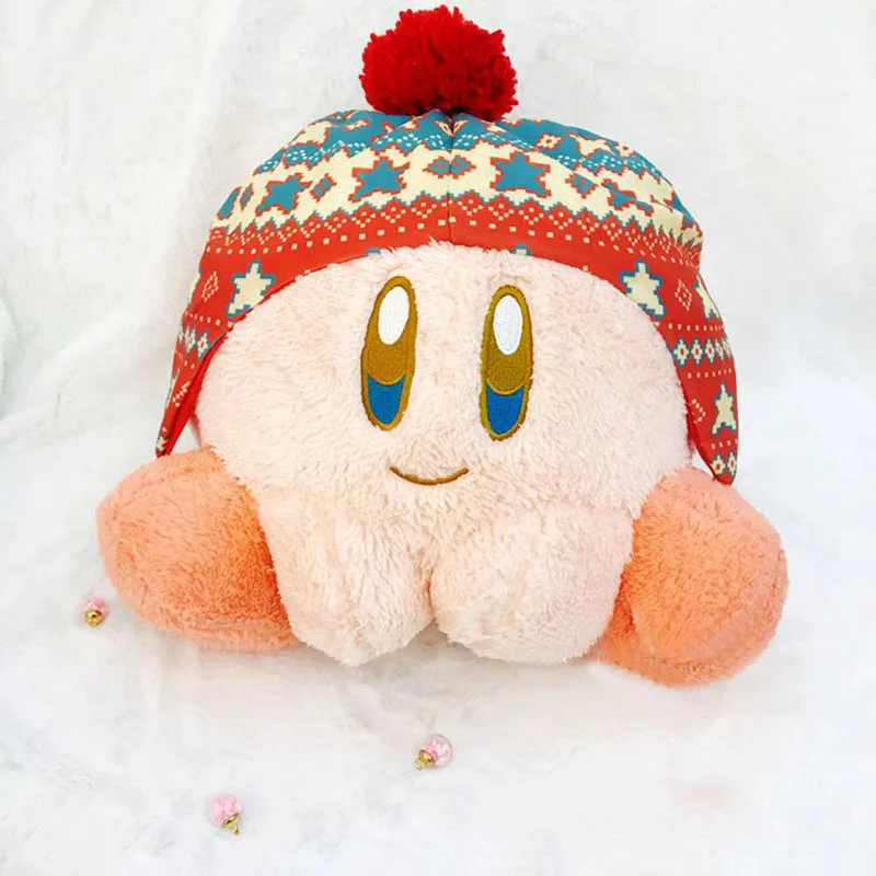 Кавайная игра, Розовая звезда, плюшевый Кирби, игрушки, плюшевый плюш, зимняя эксклюзивная версия, Кирби, куклы, игрушки для детей, плюшевые подарки