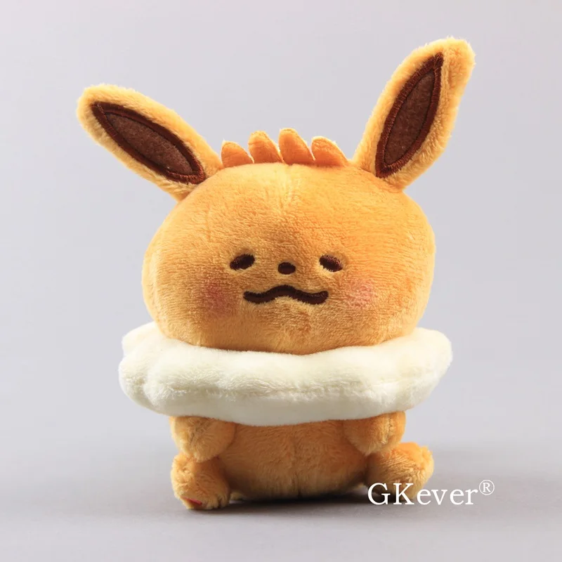 5 шт./компл. Kawaii брелок в форме куклы Eevee Сквиртл Пикачу мини плюшевые игрушки куклы Ditto Charmander Bulbasaur плюш кулон подарок 9-12 см