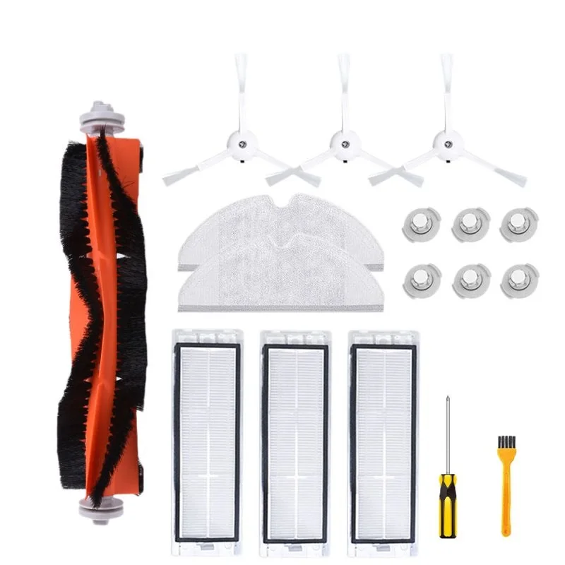 

Roborock 17cs Robot Vacuum Cleaner Replacement Accessories Main Brush Side Brush Filter Mop Cloth Comb Screw Water Tank Filter