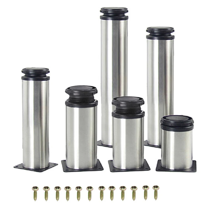 

Stainless Steel Cabinet Foot Easily Installation Woodworking Table Sofa Bed Table Wooden Furniture Leg