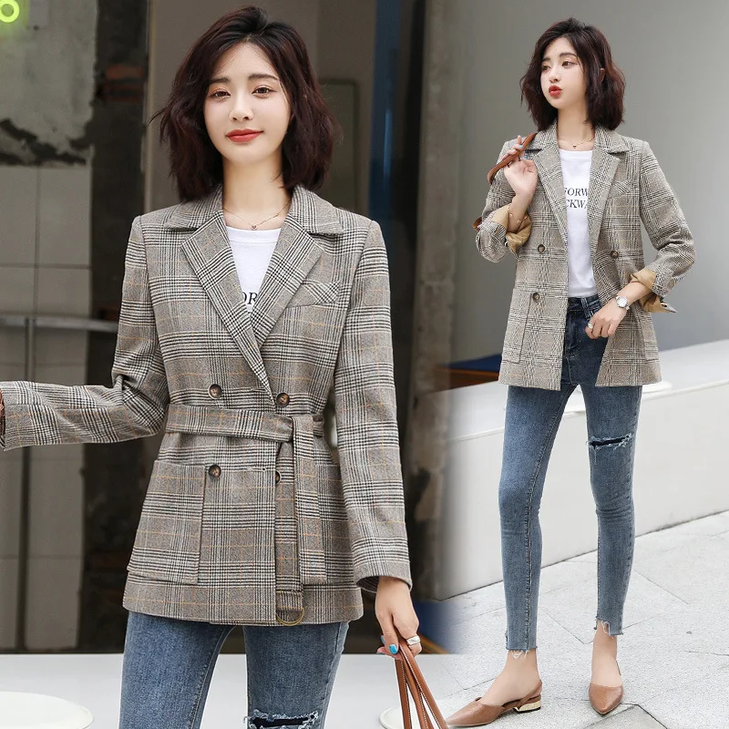 

By Age Short Coat Women's 2019 New Style WOMEN'S Dress Spring And Autumn Hong Kong Flavor Thin Korean-style Loose-Fit Network Re