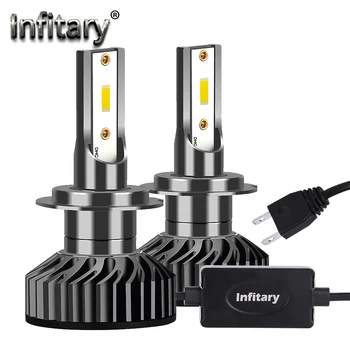 

Infitary H7 H4 Led Car Headlights Zes Chips 14000Lm 3000K 4500K 6500K HB3 HB4 H1 H3 H11 H13 9005 9006 12V 80W Auto Fog Lamp Bulb