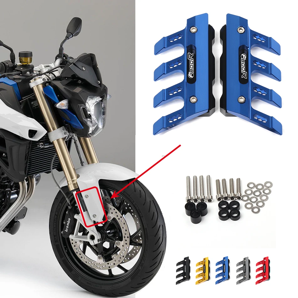 【ポリプロピレン (PP)】 GSR750 GSR 750 🎓 オートバイのフロントフォークプロテクタースライダーガードアクセサリーマッドガードサイド保護ブ