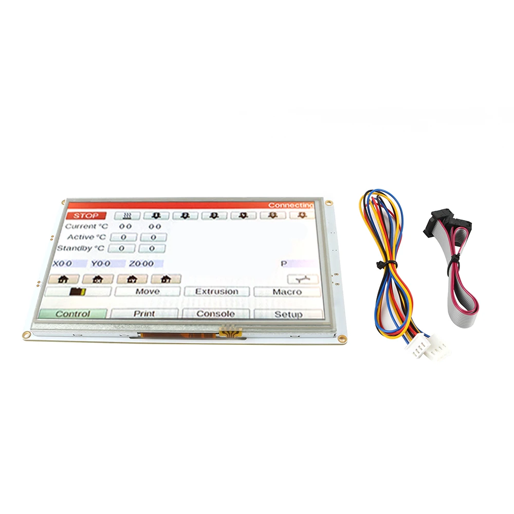 Controladores de Tela Sensível ao Toque para Dueto Fysetc Controllers Polegadas Paneldue 7i Integrado Cor Duet 2 V1.04 Ethernet 7 4 sensível ao toque para dueto duet 2 v1.04 duet 2 ethernet