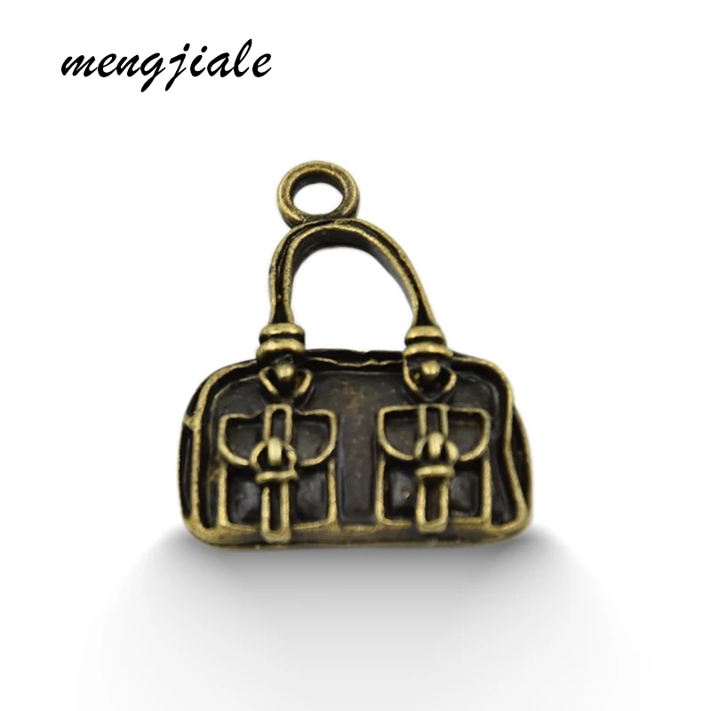 

MENGJIALE 20pcs/lot Vintage zinc alloy Package charms pendant suitable for DIY Bracelet Necklace metal jewelry accessories