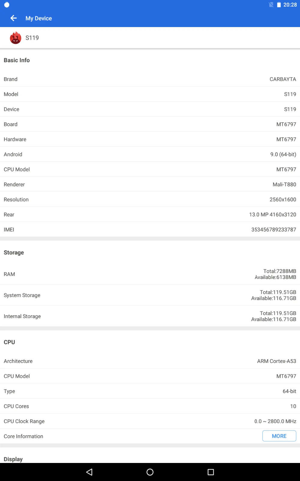 CARBAYTA планшетный ПК 10,1 дюймов 4G сеть Android 8,0 8 ГБ ОЗУ 128 Гб ПЗУ MT6797 X20 10 Дека ядро 1920*1200 8000 мАч gps двойной Wifi