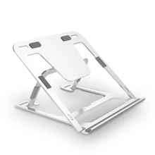 Настольная подставка охлаждающая подставка для ноутбука 11-17 дюймов складной регулируемый угол алюминиевый сплав портативный Настольный держатель нескользящий