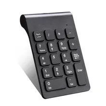 

Portable Small-Size 2.4GHz Wireless Keyboard Mini Digital Numpad 18 Keys For Accounting Bank Laptop PC Notebook
