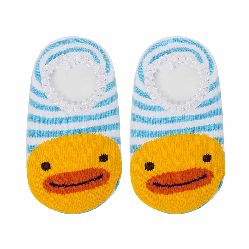 Зимние, весенние, зимние детские носки для девочек и мальчиков, мягкие хлопковые вязаные детские носки нескользящие короткие носки для малышей - Цвет: 4