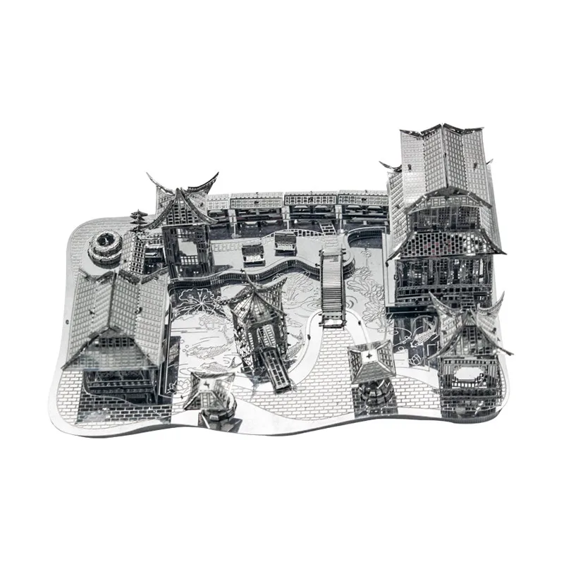 3D металлические пазлы Китайская традиционная садовая головоломка Suzhou наборы для