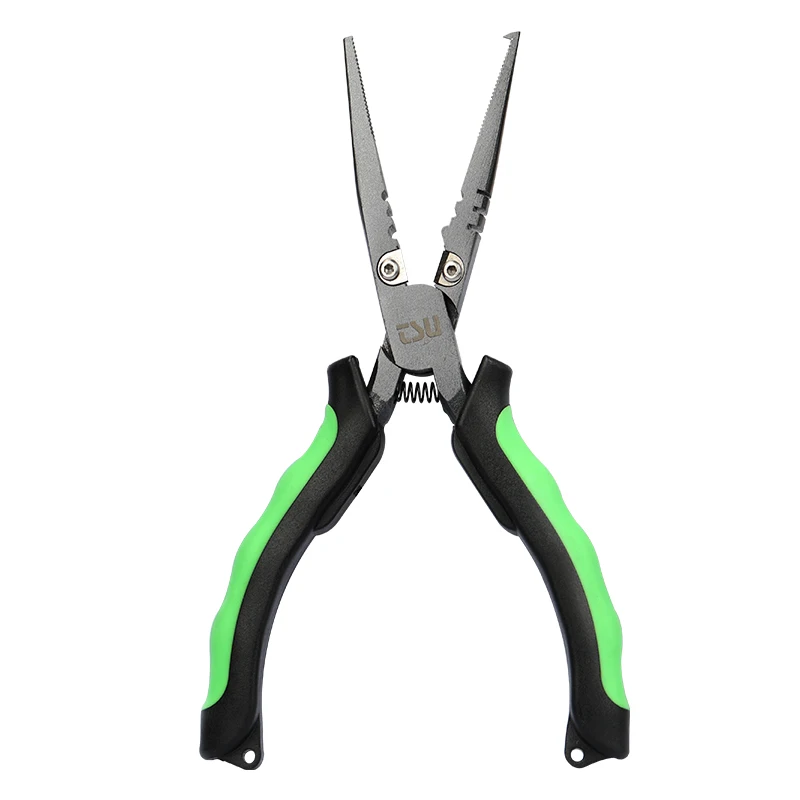 

Carbon Steel Fishing Pliers Hooks Remover Split-ring Tool Steel Blade Outdoor Fishing Tools Scissors Line grip swivel