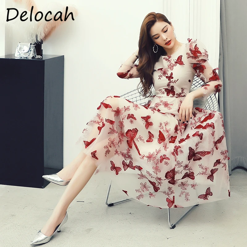 Delocah Women Autumn Fashion Designer Party
