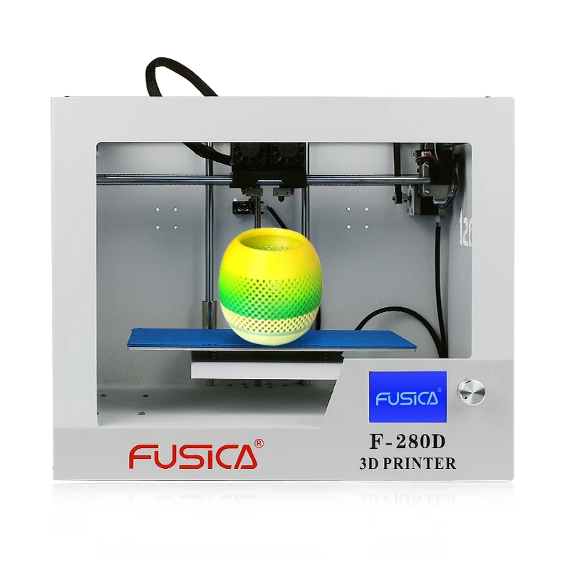 FUSICA двойной экструдер смешанных цветов 3D принтер F 280D FDM печатная машина|3D