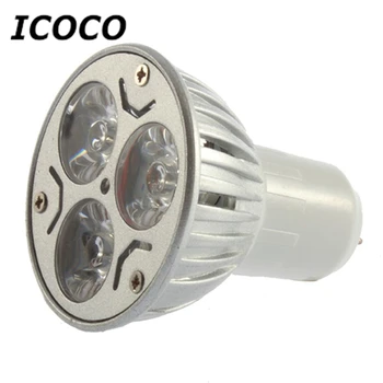 

ICOCO E27/GU5.3 3W 3x1W LED Standard Spotlight Lamp Downlight Cold White 85-265V Promotion Sale Flash Deal Wholesale
