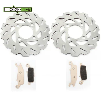 

BIKINGBOY Front Brake Discs Rotor Disks Pads For Yamaha YFM 250 R Raptor 2008 2009 2010 2011 2012 2013 ATV Quad Dirt Bike Set