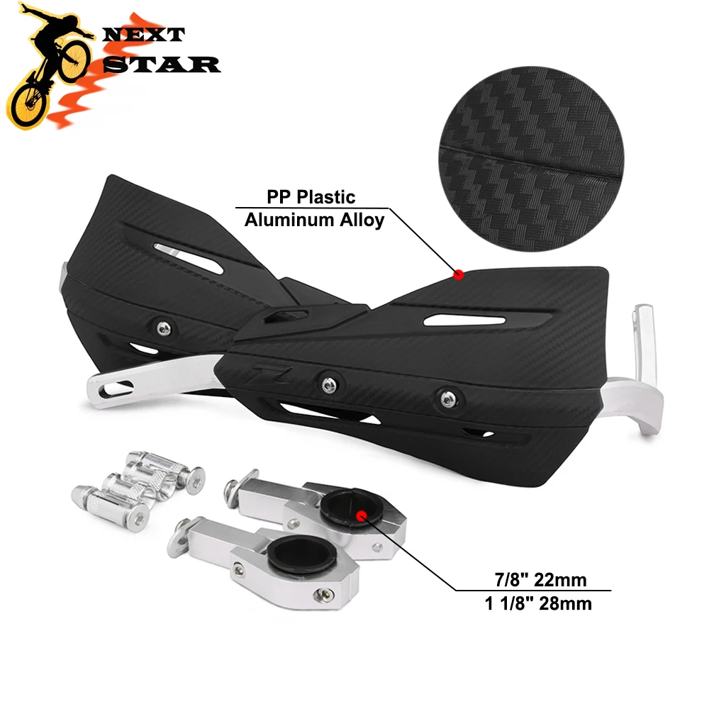 Koobee Universal 7/8 22MM Motorcycle hand guards Gray ABS Handlebar Handguards Wind Protector Fits For Honda Yamaha Suzuki Kawasaki ATV Koobee Universal 7/8 22MM Motorcycle hand guards Gray ABS Handlebar Handguards Wind Protector Fits For Honda Yamaha Suzuki Kawasaki ATV