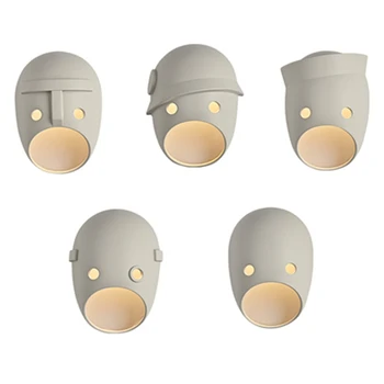 

Nordic Creative Art Led Mask Wall Light Living Room Lamp Background Wall Light Bedside Lamp Free Shipping Wall Mounted LED Bulbs