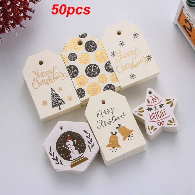 Wholesale 100pcs Kraft Paper Tags for Gift Head Label Festival