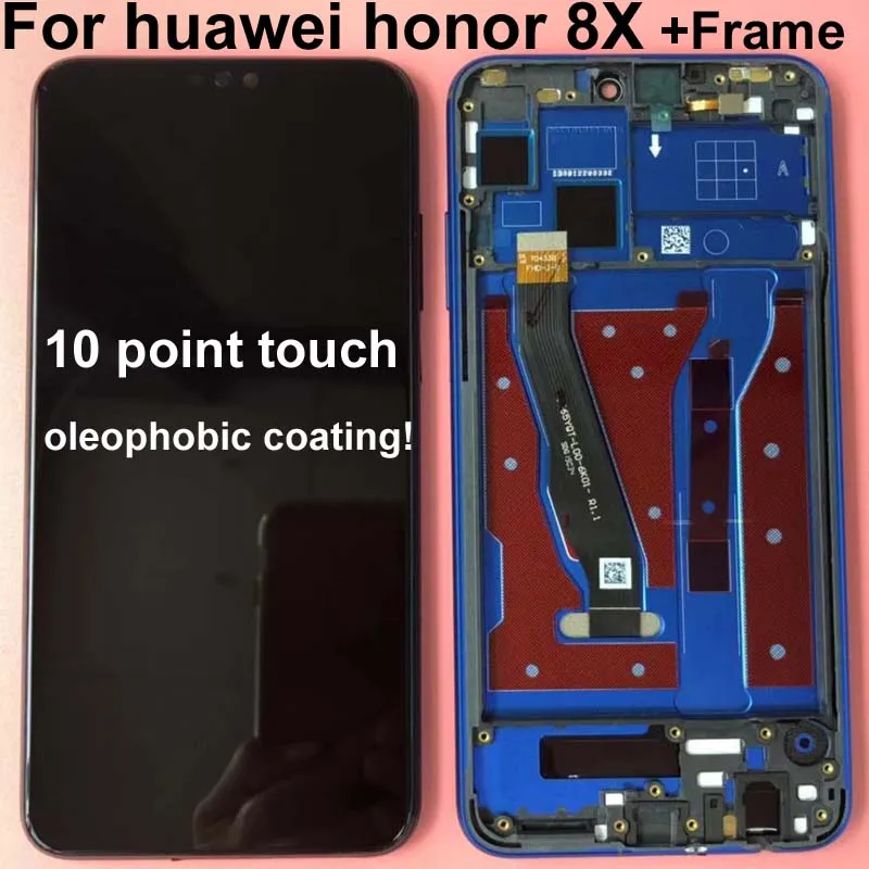 Для huawei Honor 8X JSN-AL00 JSN-L22 JSN-L21 полный ЖК-дисплей дисплей+ Сенсорный экран планшета Ассамблеи Замена с рамкой