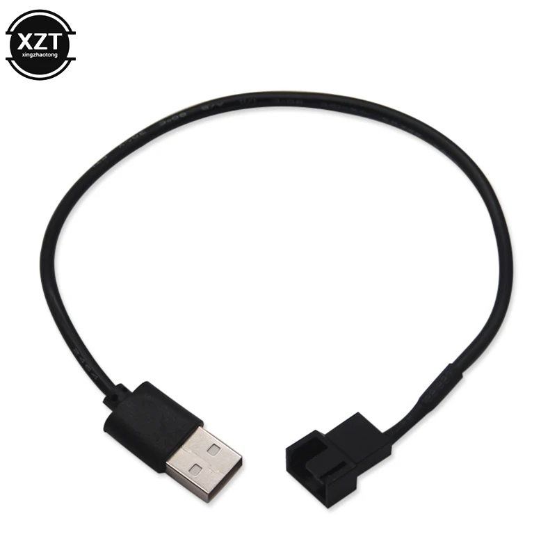 3 контактный 4 переходник с вентилятора на USB АДАПТЕРНЫЕ кабели 3/4 контактов для ЦП