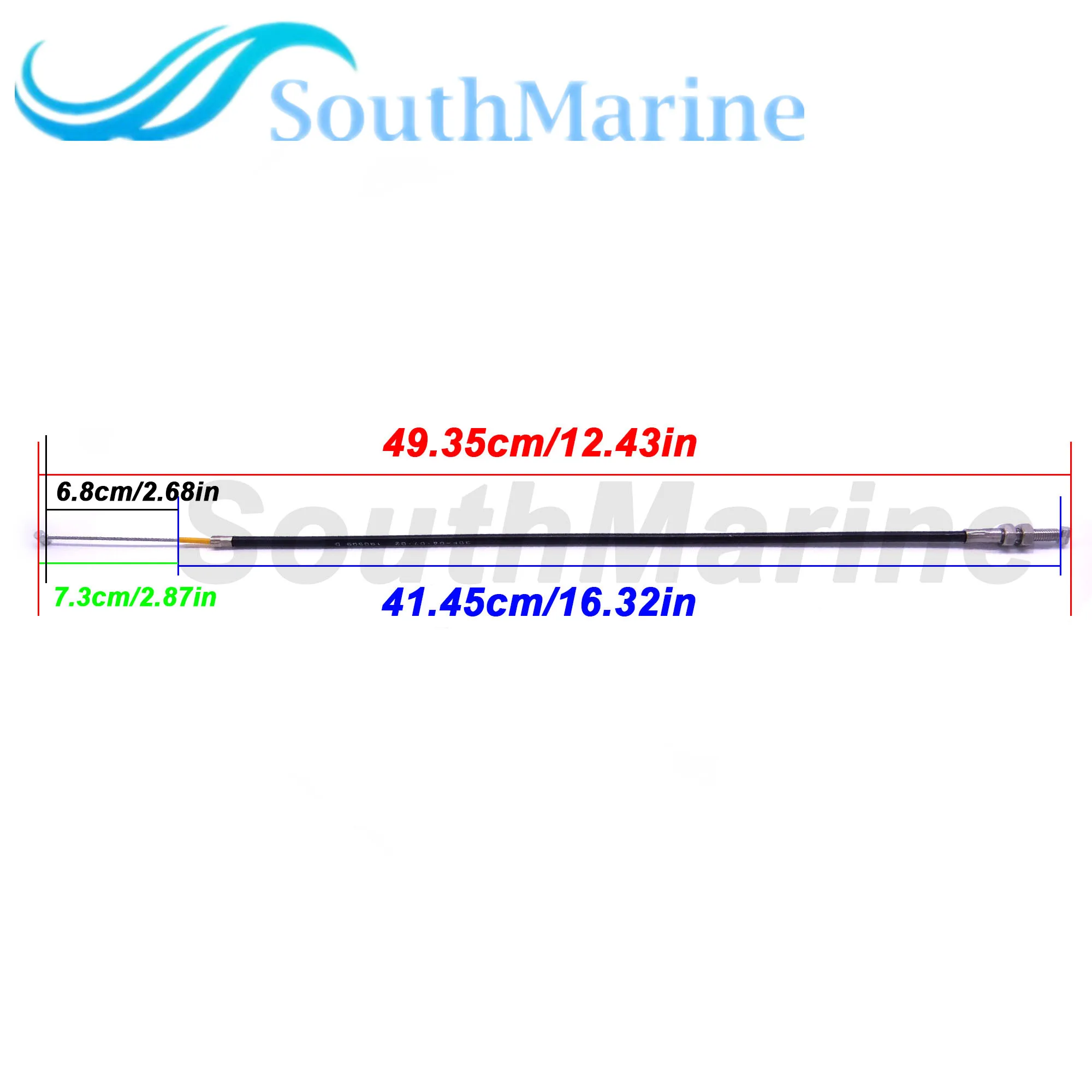 Лодочный мотор 61N-26311-00 61N-26311-01 дроссельной заслонки кабельный узел для подвесной двигатель yamaha 2-х тактный двигатель 30HP C30