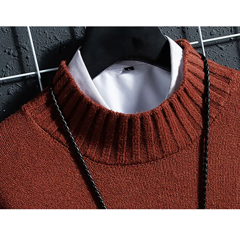 Мужской свитер размера плюс, свитер, Мужская водолазка, мужская клетчатая Повседневная осенняя и зимняя мужская рубашка Y