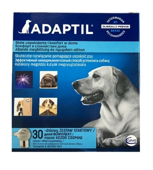 

CEVA pheromone ADAPTIL (ADAPT) for dogs electric diffuser and a removable vial CEVA