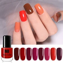 NEE JOLIE 3,5 мл сплошной Цвет гель розовый красный серия лак для ногтей лак для дизайна ногтей длительный чистый праймер Vernish для маникюра