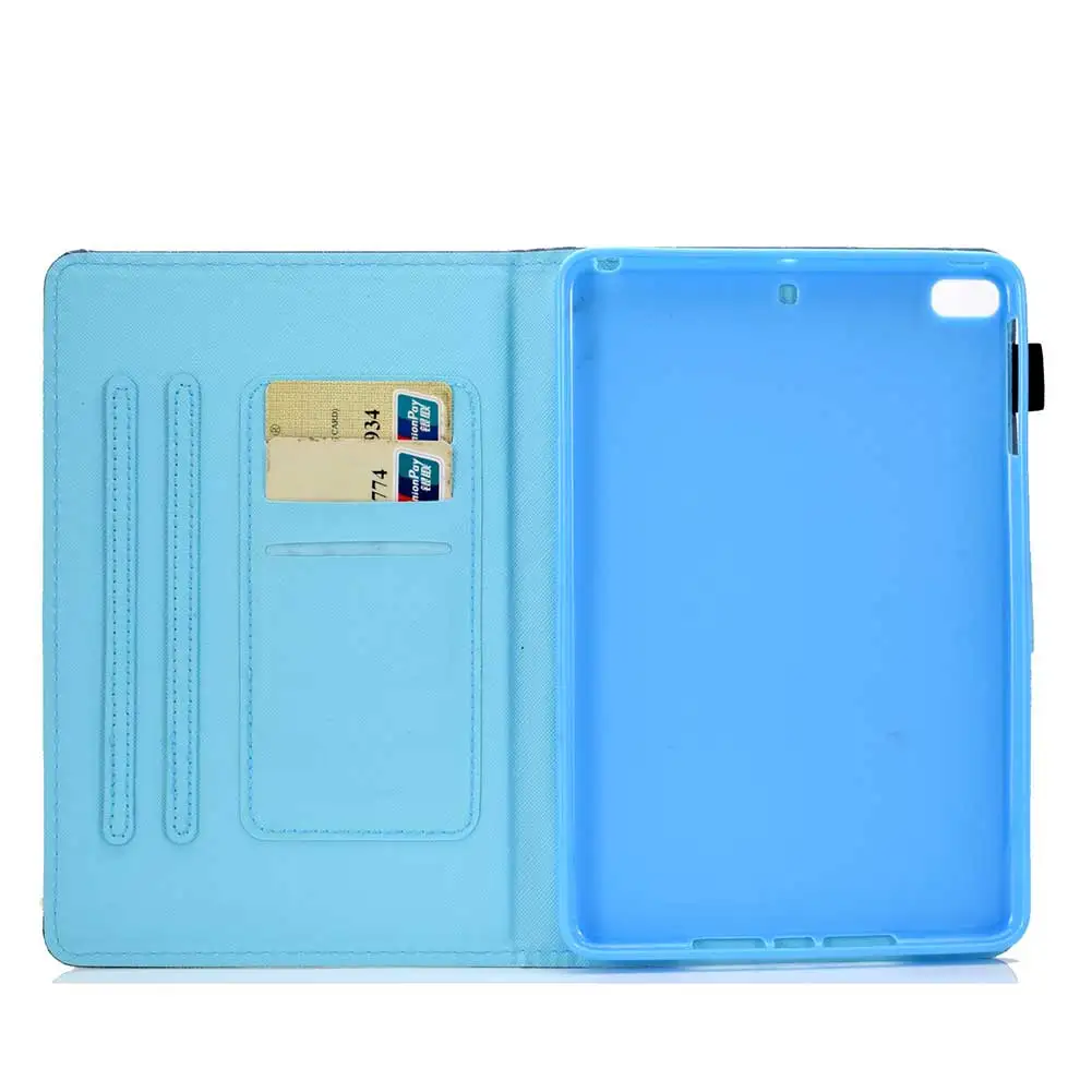 Ударопрочный Магнитный чехол для IPad Mini 1 2 3 4 5 7,9 дюймов чехол с принтом из искусственной кожи флип-чехол с подставкой Автоматический Режим сна смарт-чехол