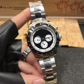 

3 eyes dial design ceramics infinity loop automatic mechanical watch