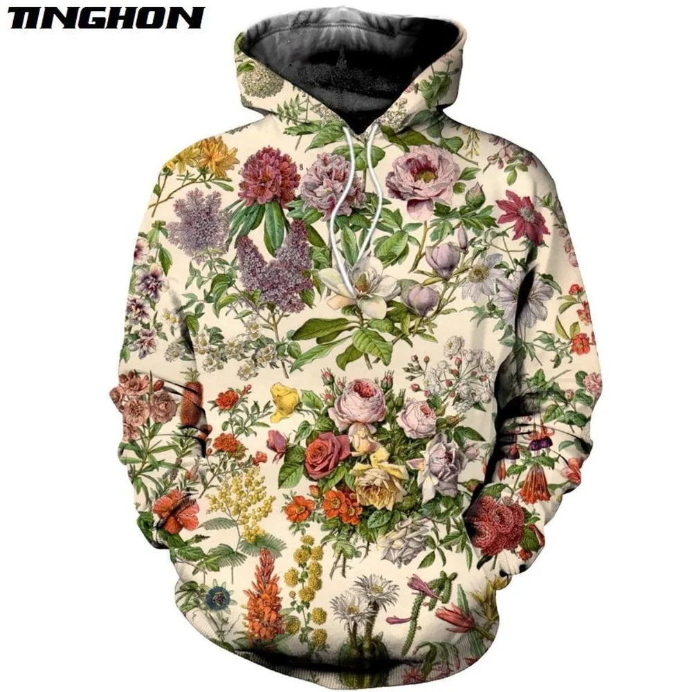 Drop shipping New Fashion Mens Womens Hoodie 3D PrintTropical Flowers Hoody Sweatshirt Casual tracksuit Plus Size XS 6XL 7XL | Мужская
