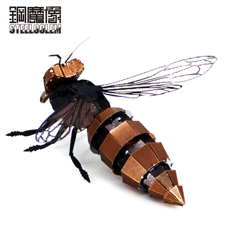 

Metalhead 3D Metal Puzzles Animal Wasp Model Laser Cut Manual Jigsaw Toys Decoration GIFT For Adult Friend Children