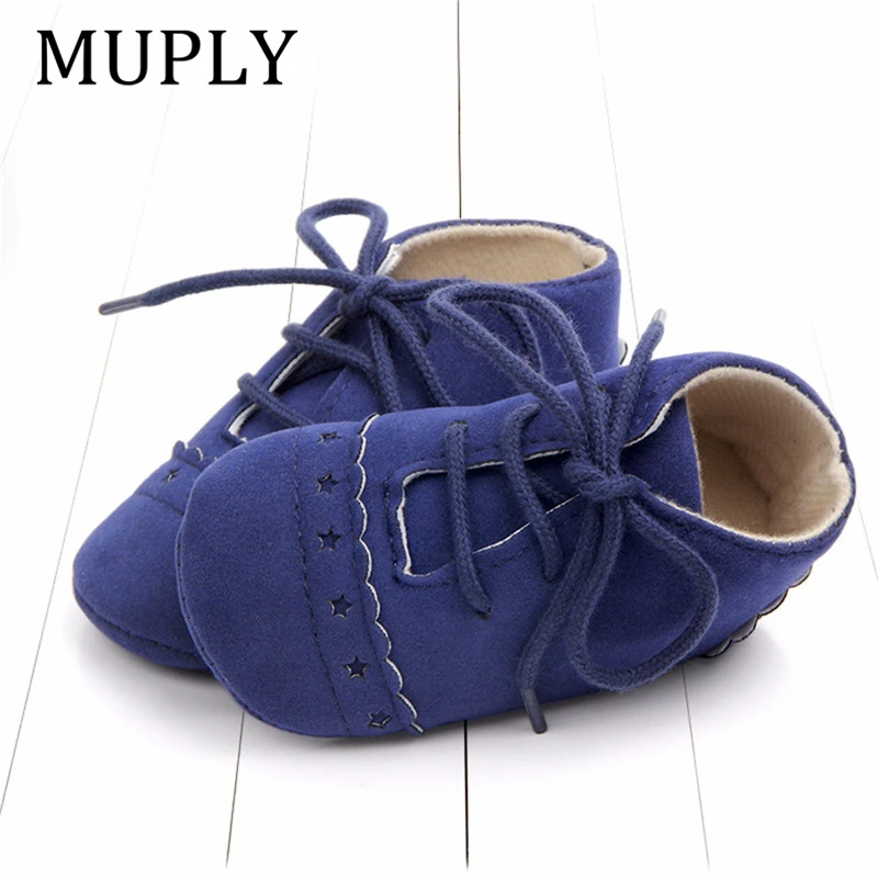 Hot Newborn Baby First Walk Shoes Girl Boy Soft Nubuck Leather Prewalker Anti-slip Shoes Moccasins Footwear Shoes Toddler Shoes 4