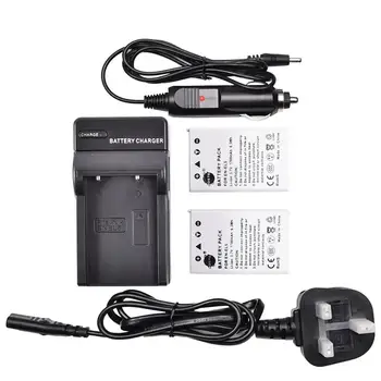 

DSTE 2PCS EN-EL5 Camera Battery with UK Plug Charger Kit for Nikon Coolpix 3700 4200 5200 5900 P3 P4 P90 P530 P5100 Camera