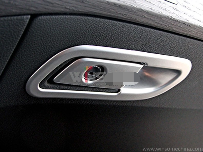 Для Audi A4 внутренняя литьевая Передняя выдвижная коробка с ручкой, декоративная хромированная накладка, аксессуары для стайлинга автомобилей, аксессуары для тюнинга