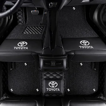 

Car Floor Mat For Toyota prado 120 camry 40 fortuner prius 30 allion fielder Accessorie Floor Mat carpets