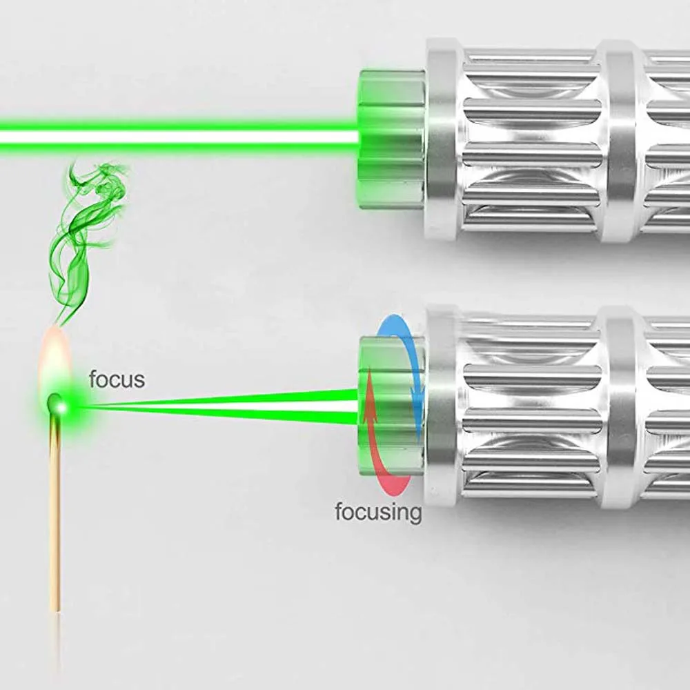 532nm-Green-Laser-Pointer-Silver-Aluminum-20-Miles-Red-Laser-sight-Pen-Lazer-Beam-Light-Focus