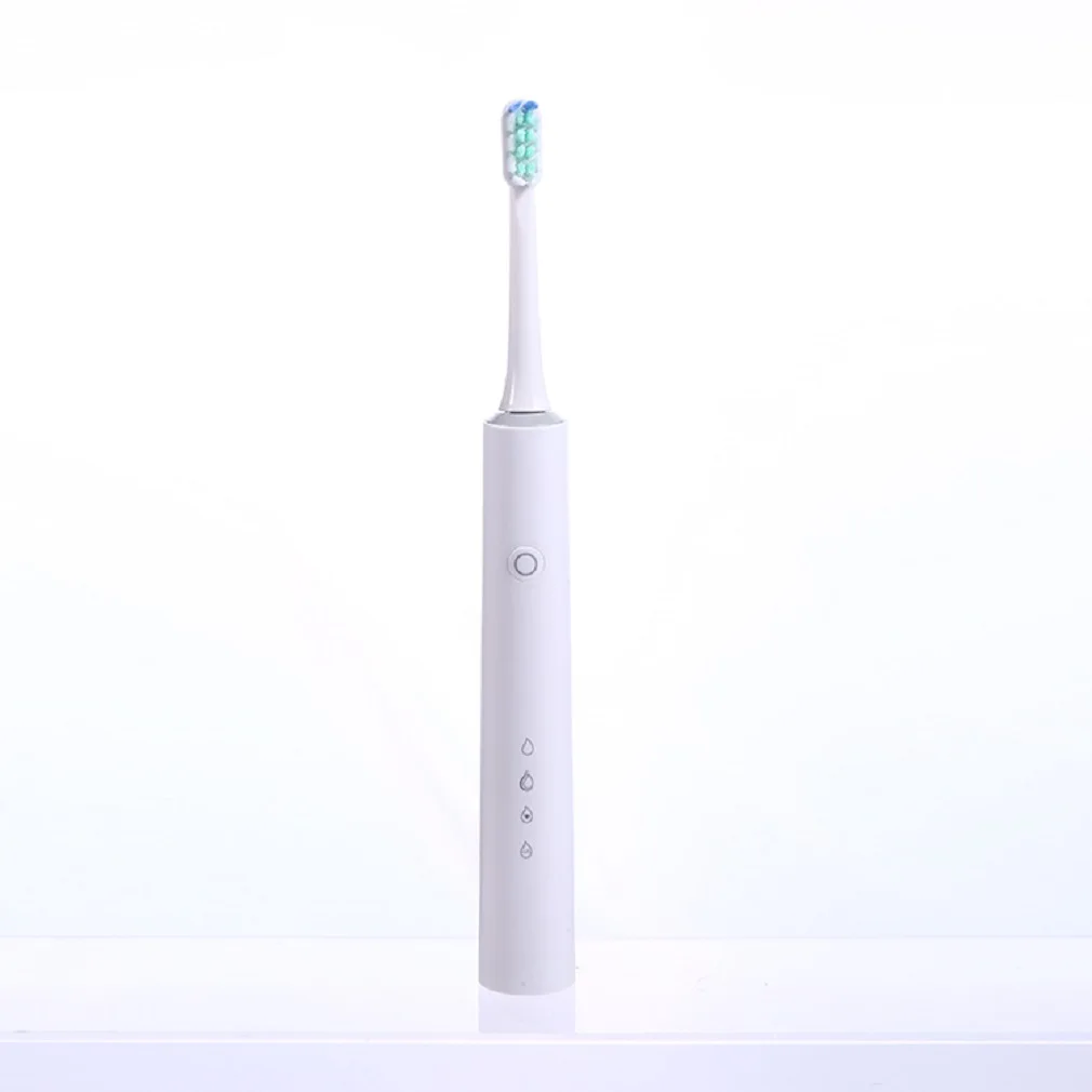 USB Rechargeable Electric Toothbrush Sonic Wave Rechargeable Top Quality Smart Chip Toothbrush Head Replaceable Whitening Health