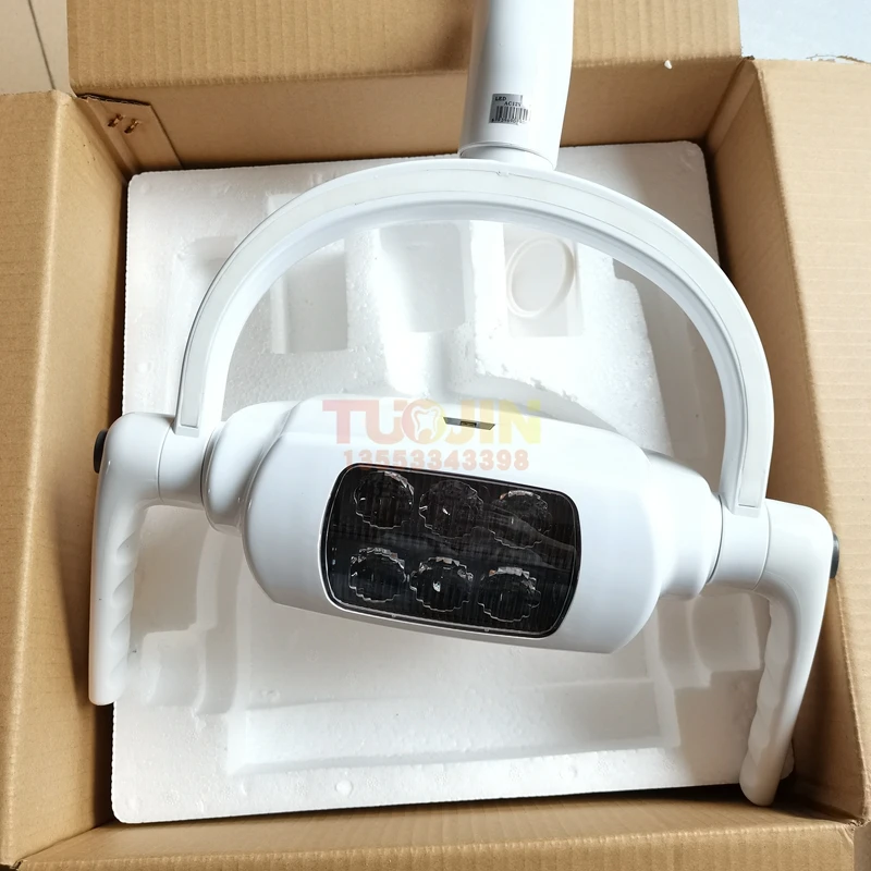 Dental Induction Lamp LED Oral Operation Light For Dental Chair Unit With Sensor Manual Switch Teeth Whitening