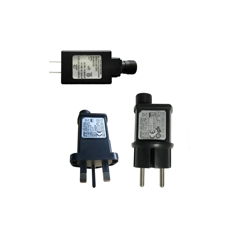 

Universal EU US UK Plug AC to DC 4.5V 800mA 2pin Power Supply Adapter for LED Lights Battery Eliminator and more Devices