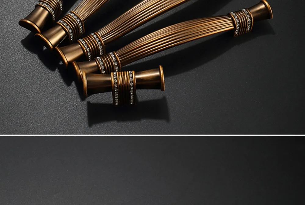 Европейский стиль ручка дверная ручка ручки для комода или шкафа с ящиками Современная дверная ручка минималистичный Кристалл Алмаз