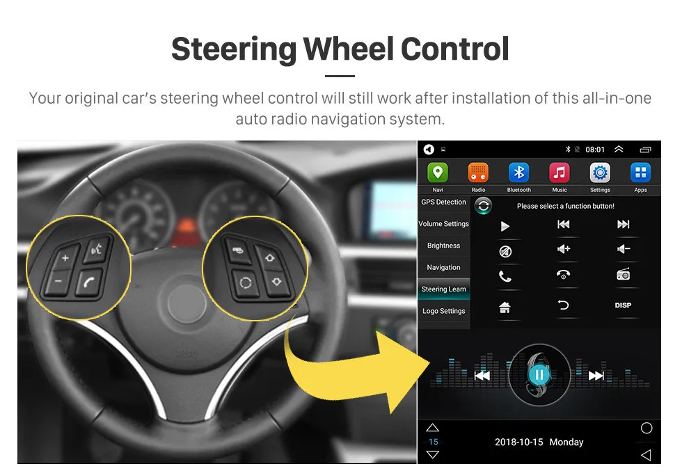 Seicane Android 9.19." Автомобильный gps навигатор для hyundai Santafe IX45 автостерео Радио Блок плеер Поддержка DVR
