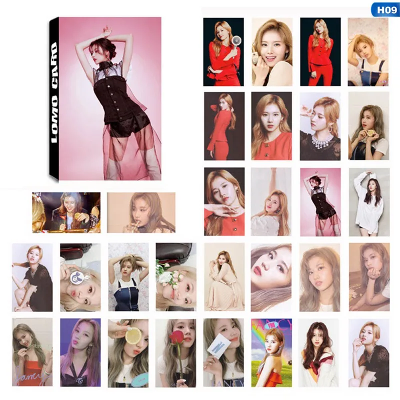 09 30 шт./компл. blackblackpink новая группа индивидуальный альбом самодельная бумага Lomo карта фото карта HD Фотокарта для фанатов подарок - Цвет: 09