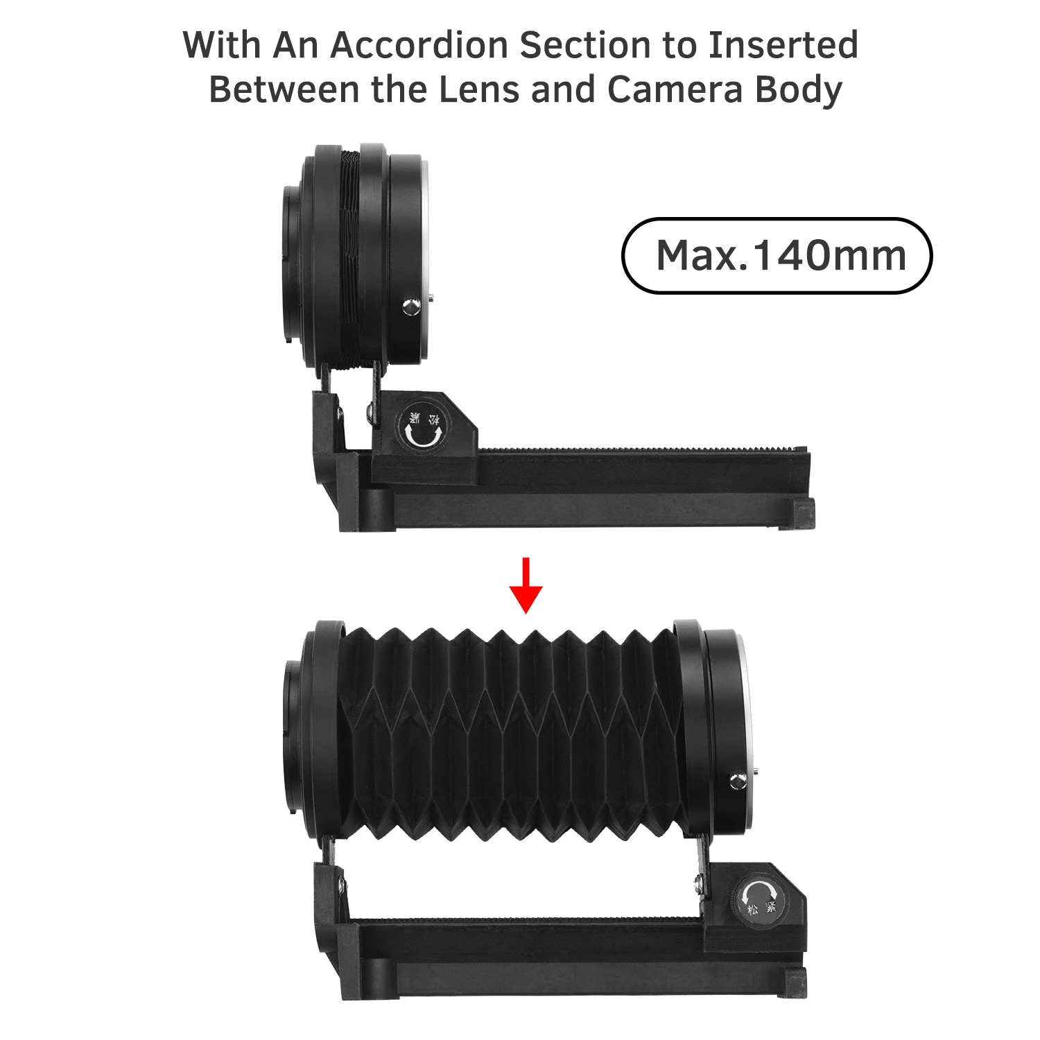 Для sony NEX E-Mount объектив камеры DSLR SLR фокусировка крепления камеры s Аксессуары Макро Удлинитель сильфонная трубка Адаптер