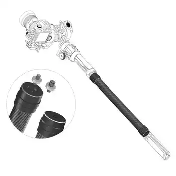 

35cm Carbon Fiber Extension Pole Stick DSLR Stabilizer Phone Gimbal Rod Monopod for DJI Ronin-S/SC/Zhiyun Weebill s Stabilizer