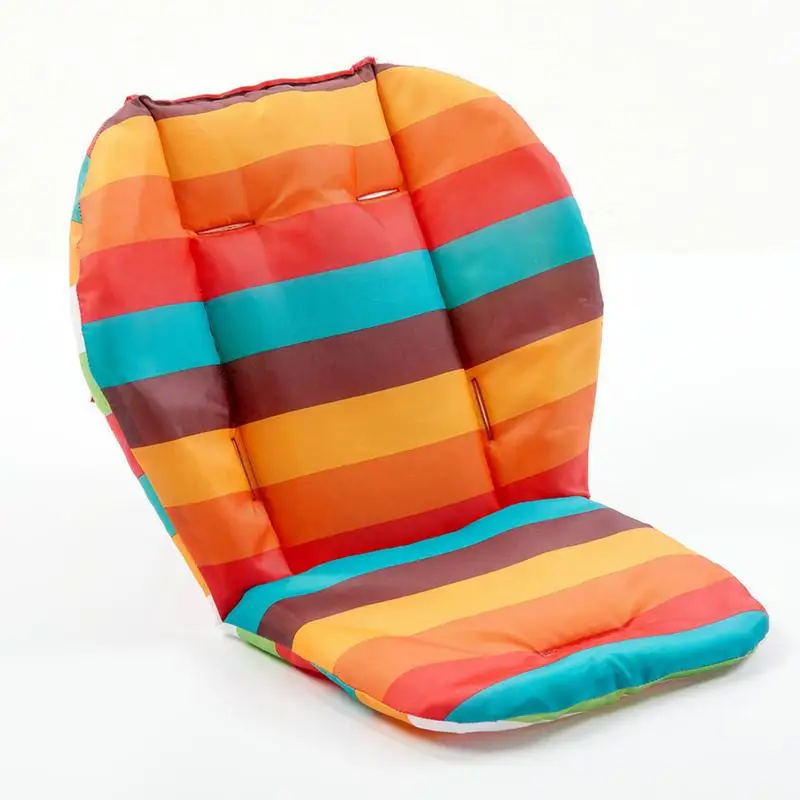 

Double-Sided Rainbow Waterproof Baby Stroller Seat Cushion Colorful Soft Mattresses Carriages Seat Pad Stroller Mat Accessories