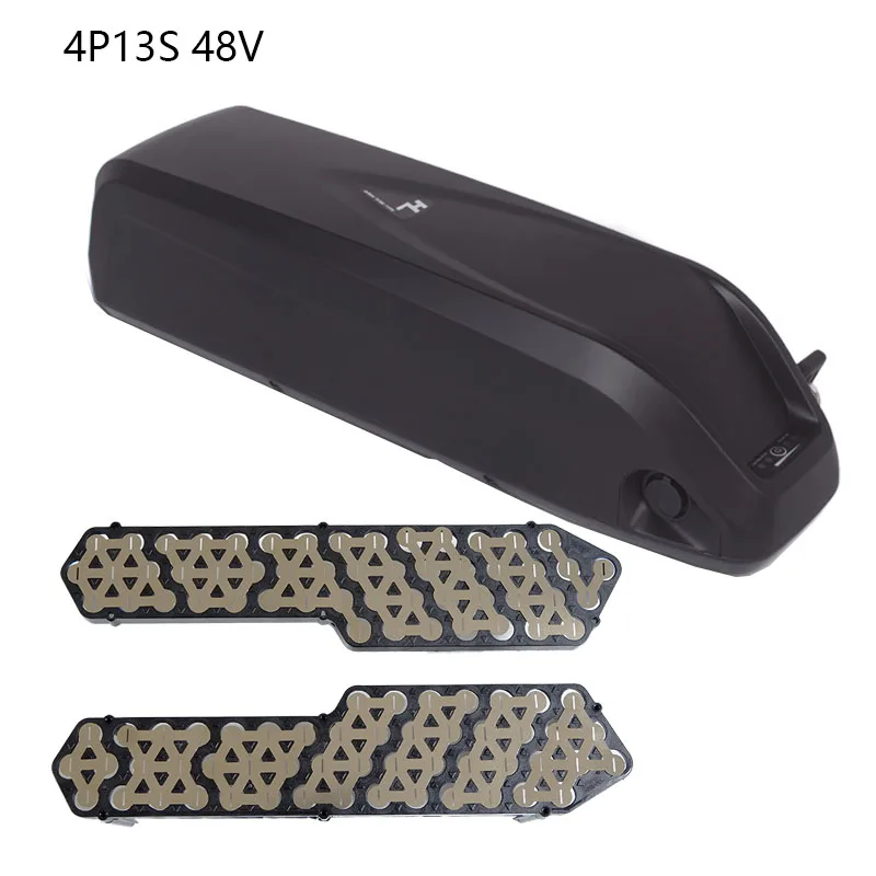 48V/36V HaiLong case E-bike battery box holder and nickel Can hold 52 pcs 18650 li-ion battery With free holder and bus bar